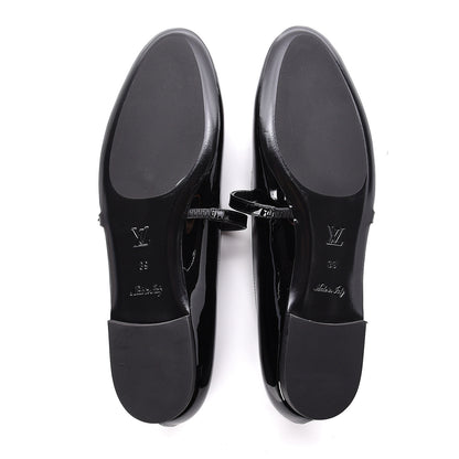Louis Vuitton Patent Uniformes Ballerina Flat 39 Black 7 of 7