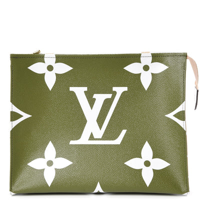 Louis Vuitton Monogram Giant Toiletry Pouch 26 Kaki 1 of 7