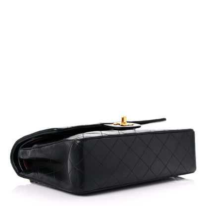 Chanel Lambskin Quilted Medium Double Flap Black 4 of 19
