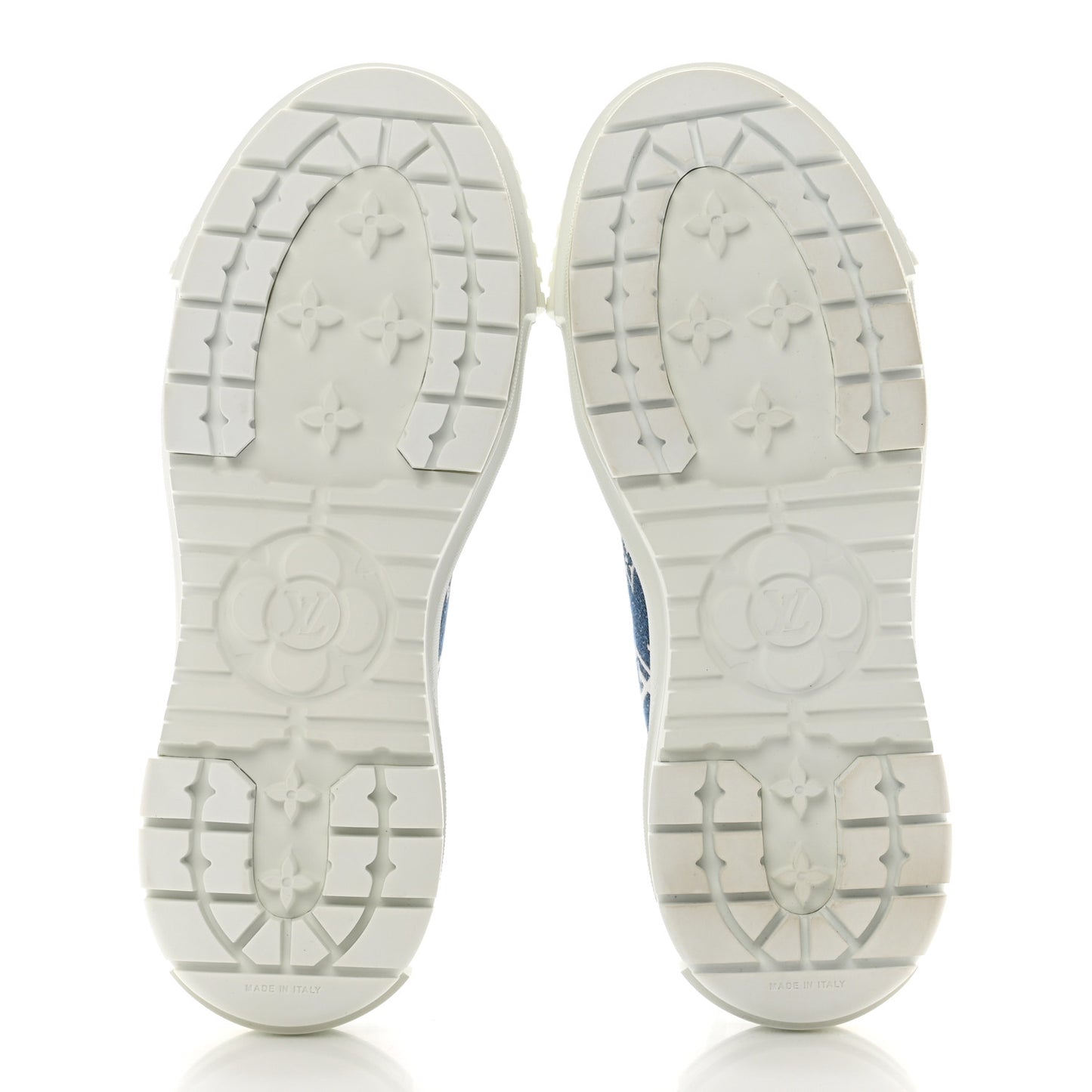 Denim Monogram Squad Sneakers 40 Marine