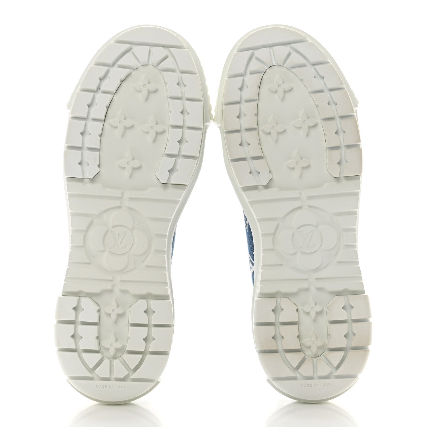 Louis Vuitton Denim Monogram Squad Sneakers 40 Marine 5 of 9