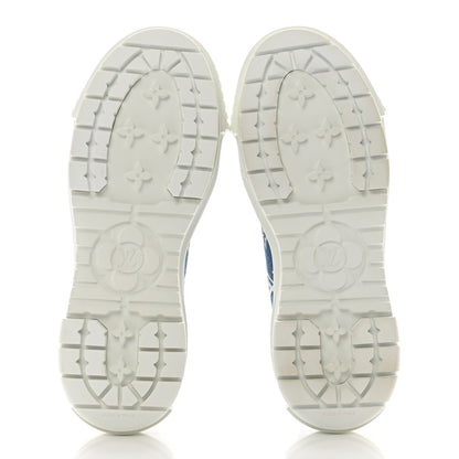 Louis Vuitton Denim Monogram Squad Sneakers 40 Marine 5 of 9