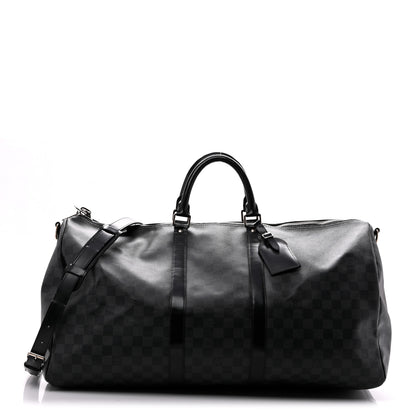Louis Vuitton Damier Graphite Keepall Bandouliere 55 1 of 15