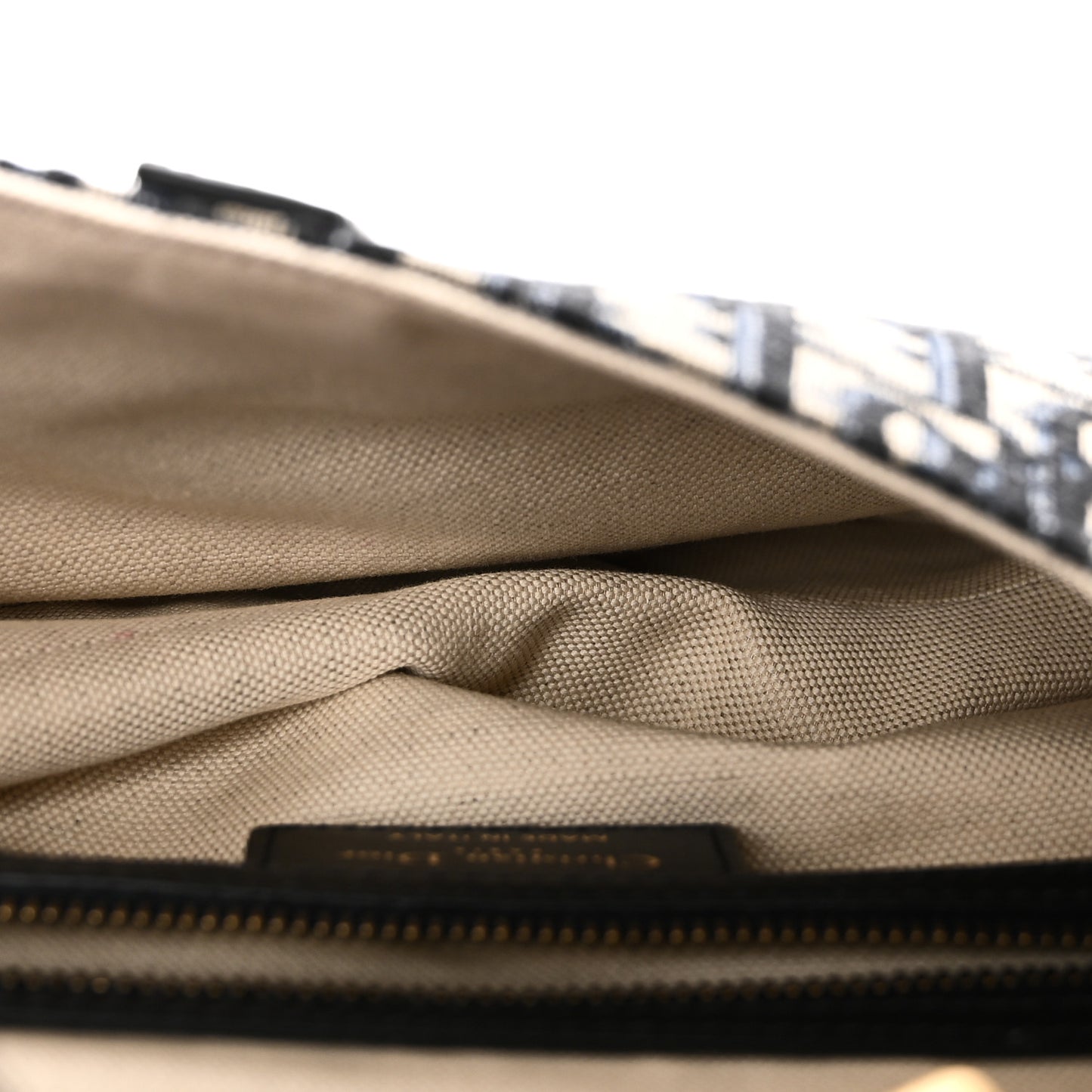 Oblique Saddle Bag Blue