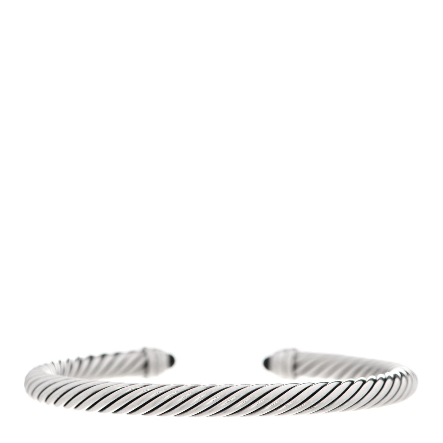 Sterling Silver Diamond Black Onyx 5mm Cable Classics Bracelet