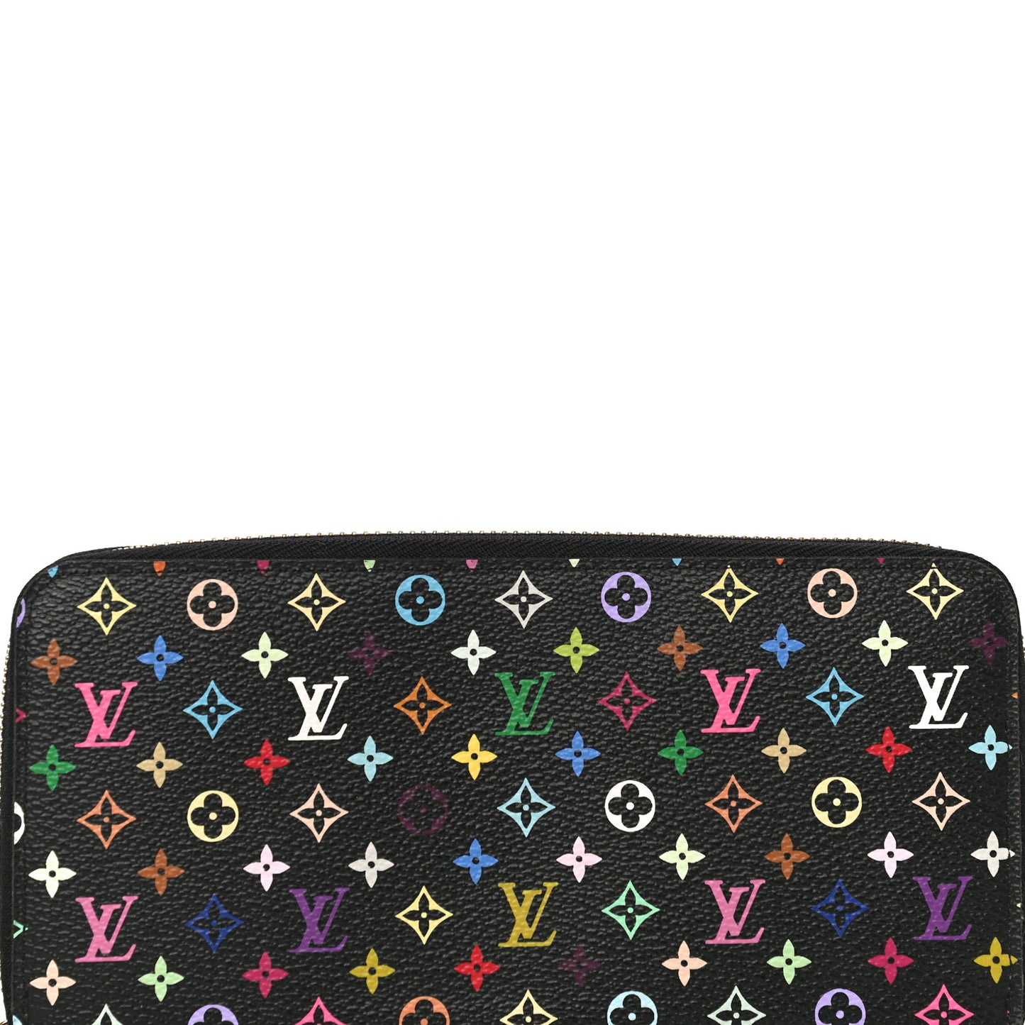 Monogram Multicolor Zippy Wallet Black Grenade