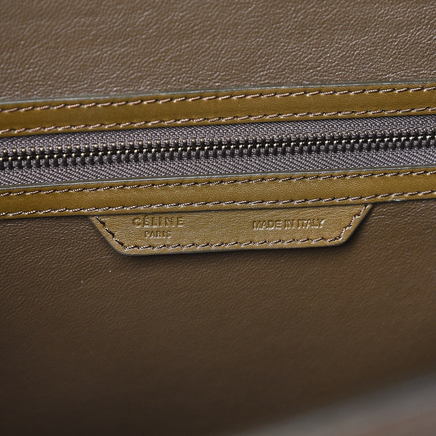 Textured Calfskin Suede Tri-color Mini Luggage Cream