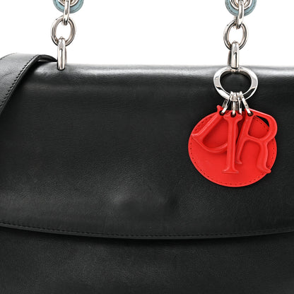 Christian Dior Smooth Calfskin Tri-Color Small Be Dior Flap Black Blue Red 7 of 11