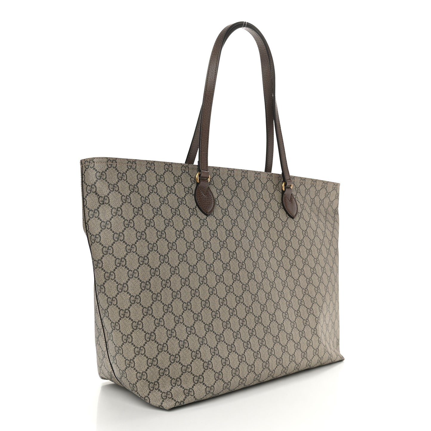 GG Supreme Monogram Medium Ophidia Shopping Tote Ebony