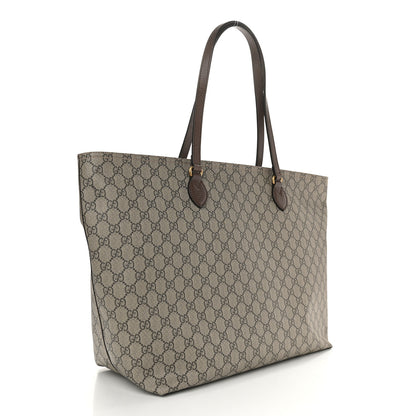 Gucci GG Supreme Monogram Medium Ophidia Shopping Tote Ebony 3 of 9