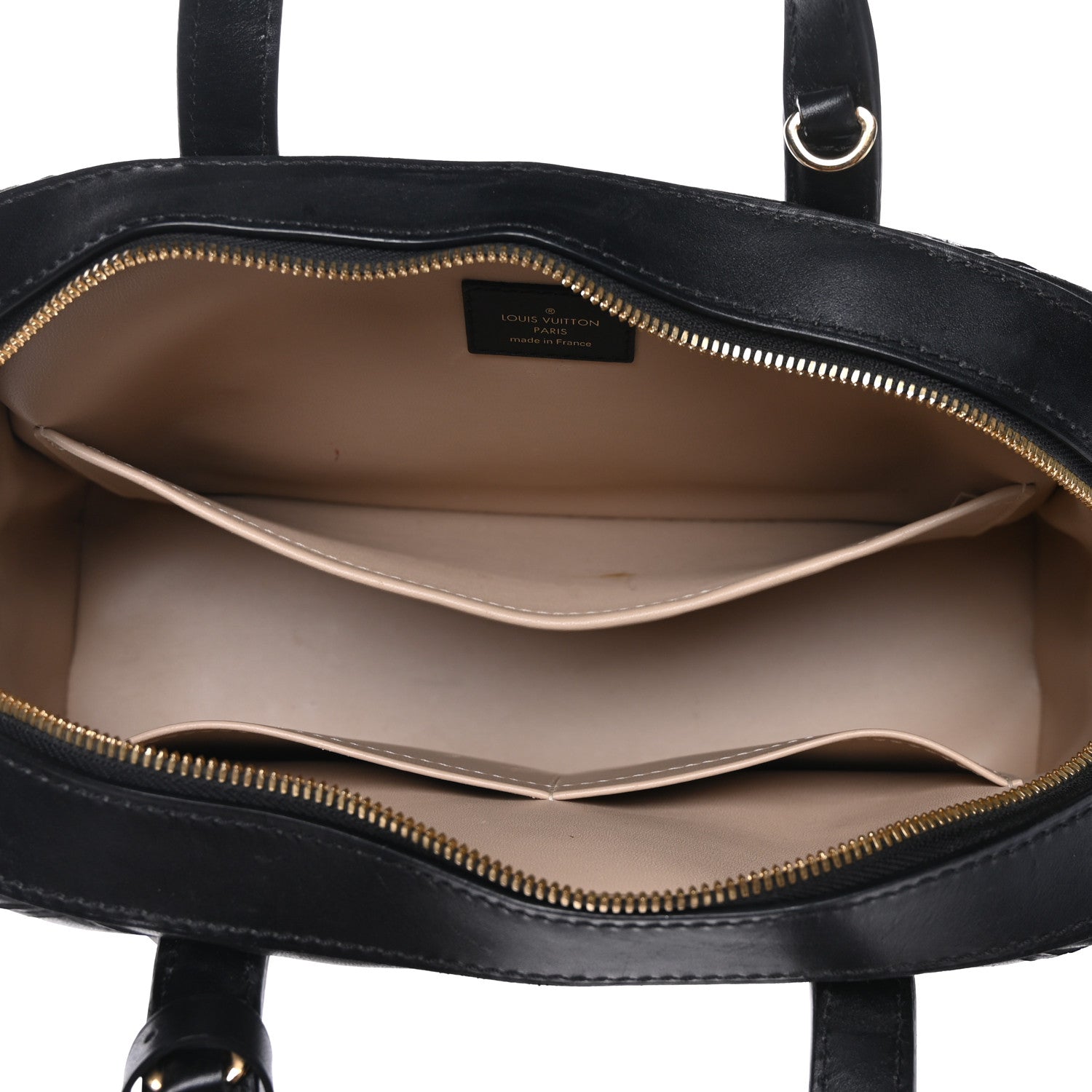 Louis Vuitton Lambskin Malletage Dora PM Black 5 of 8