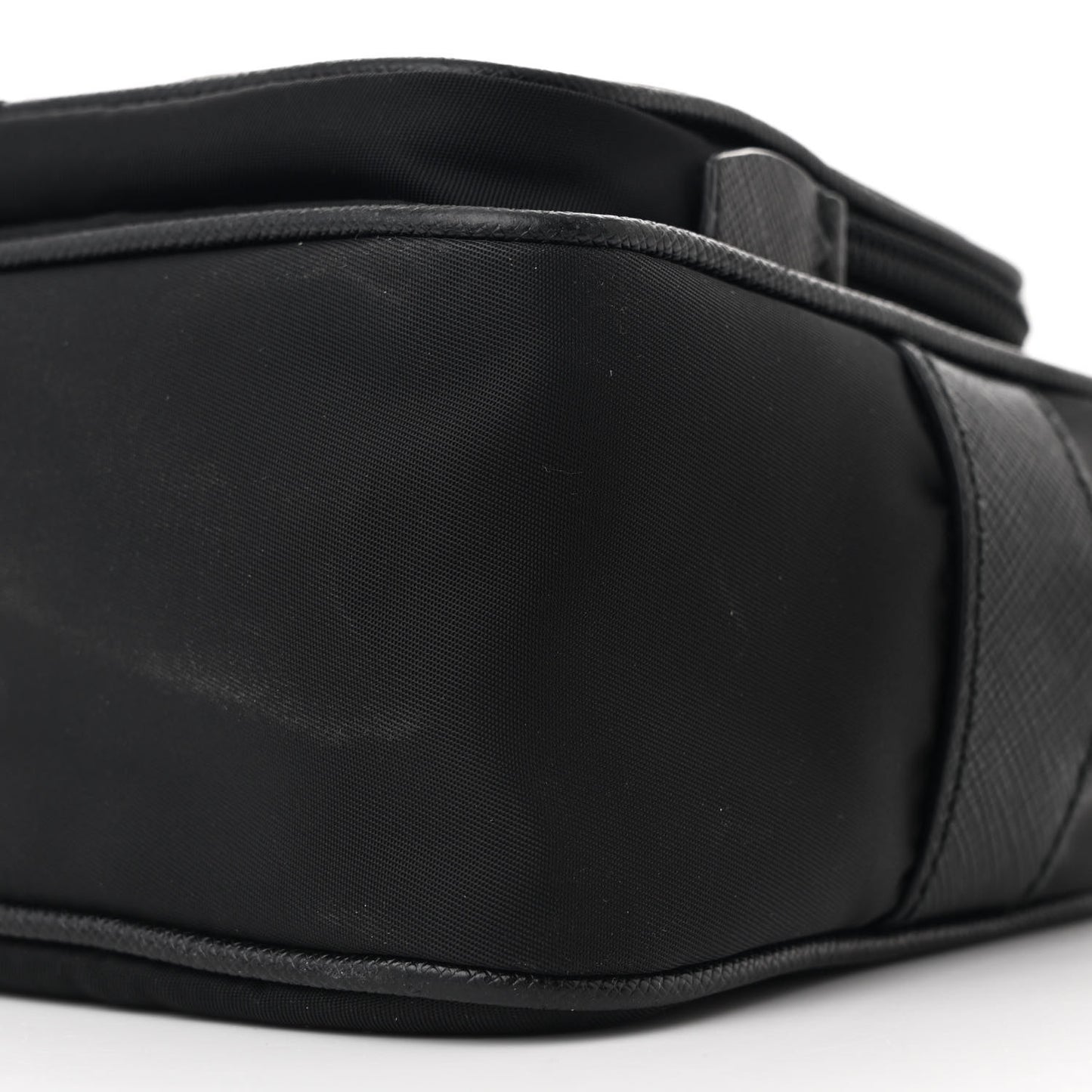 Re-Nylon Saffiano Mini Re-Edition 2005 Camera Bag Black