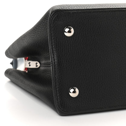 Louis Vuitton Taurillon Capucines MM Black Multicolor 6 of 7