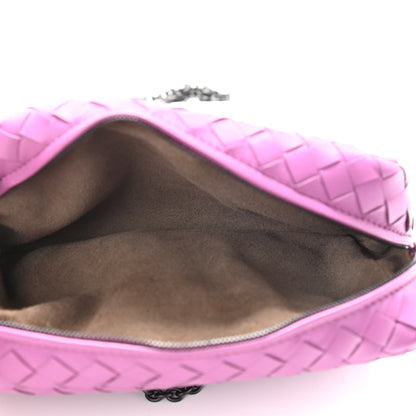 Bottega Veneta Nappa Intrecciato Mini Messenger Bag Peony 6 of 10