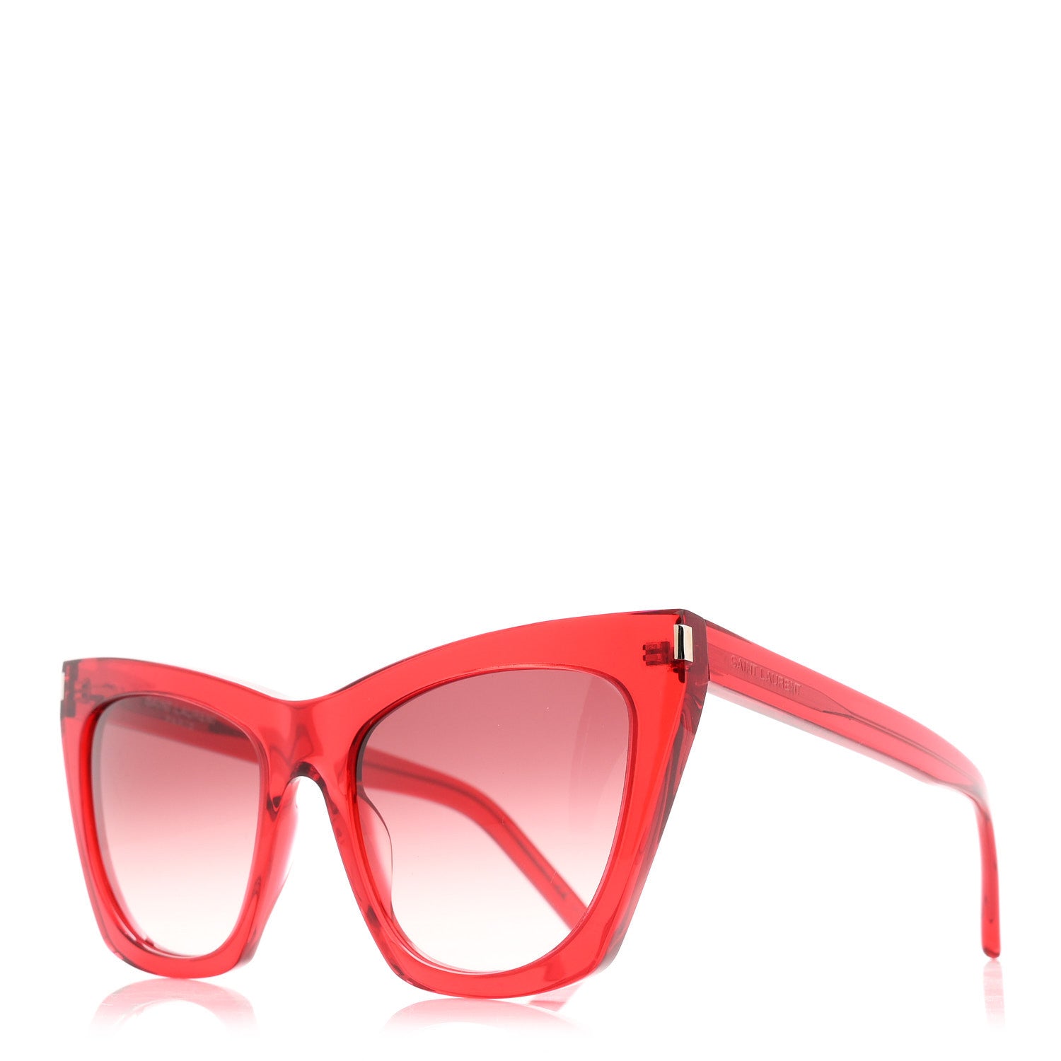 Saint Laurent New Wave SL214 Kate Cat Sunglasses Red 1 of 7