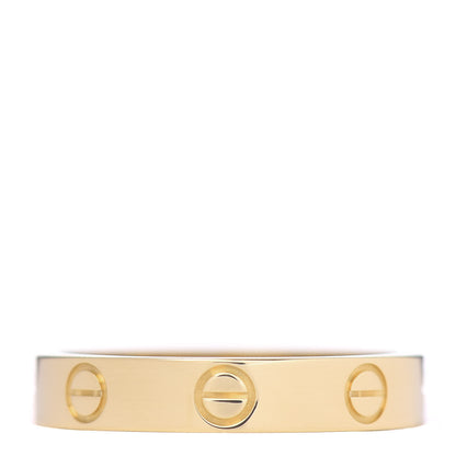Cartier 18K Yellow Gold 3.5mm LOVE Wedding Band Ring 54 6.75 3 of 5