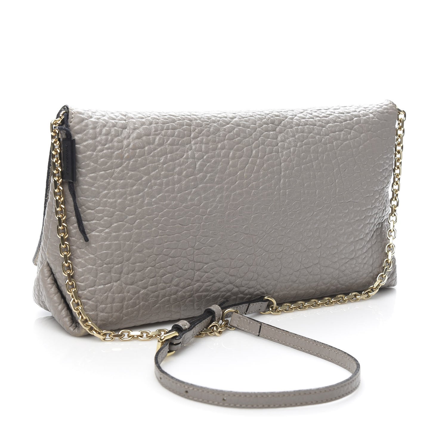 Signature Grain Medium Mildenhall Crossbody Bag Pale Grey