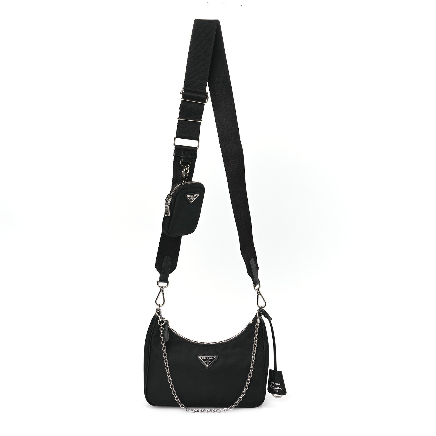 Prada Nylon Re-Edition 2005 Shoulder Bag Black 1 of 11