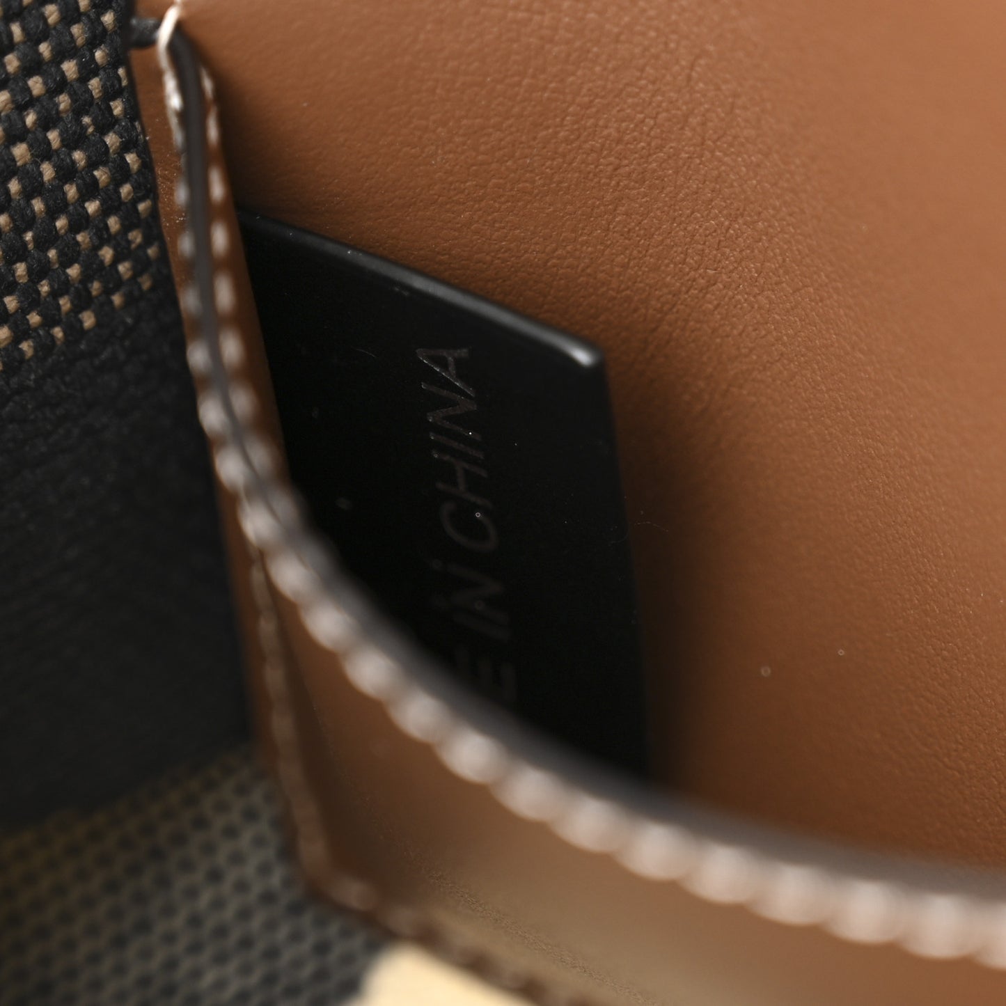 House Check Peyton Wristlet Pouch Taupe Brown