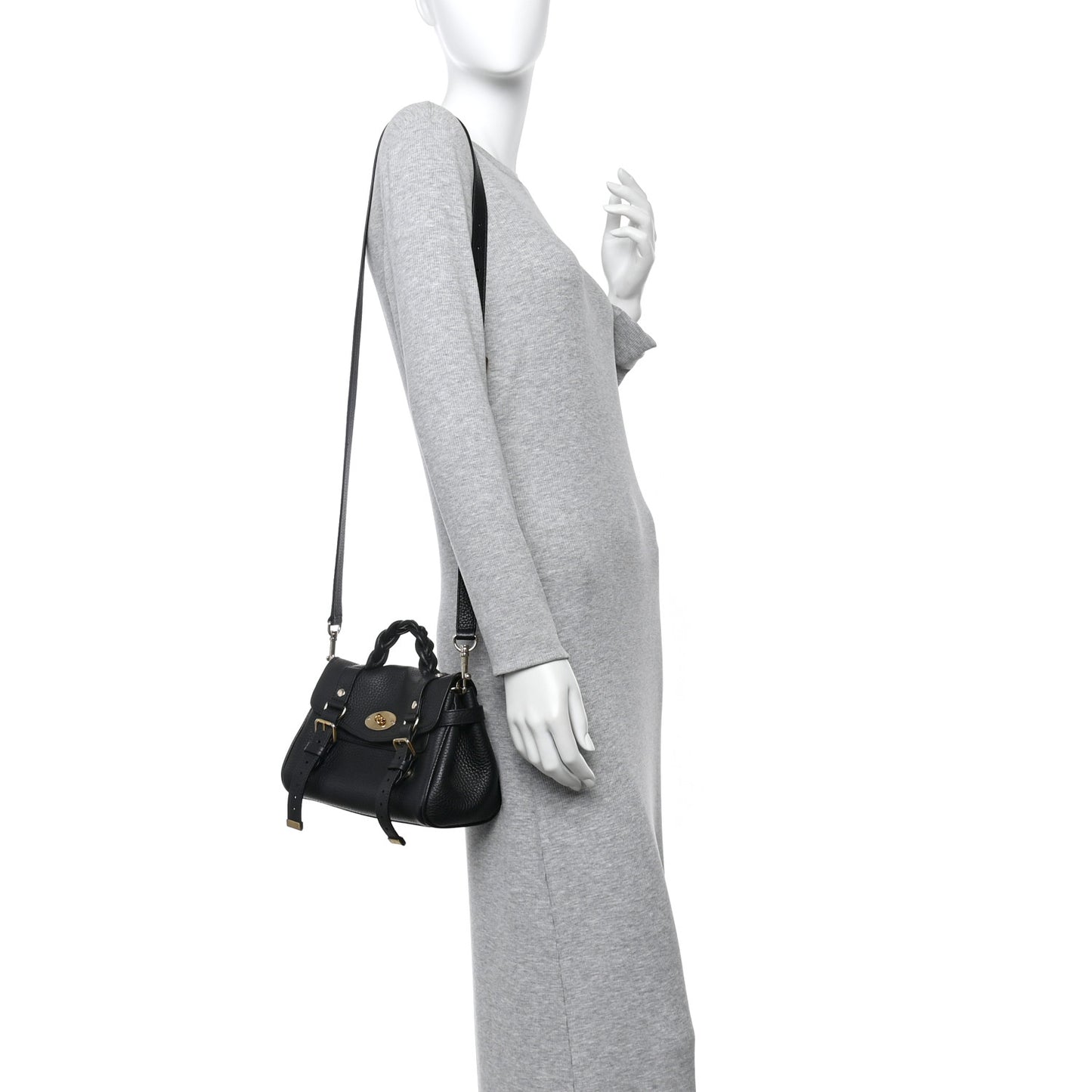 Heavy Grain Mini Alexa Black