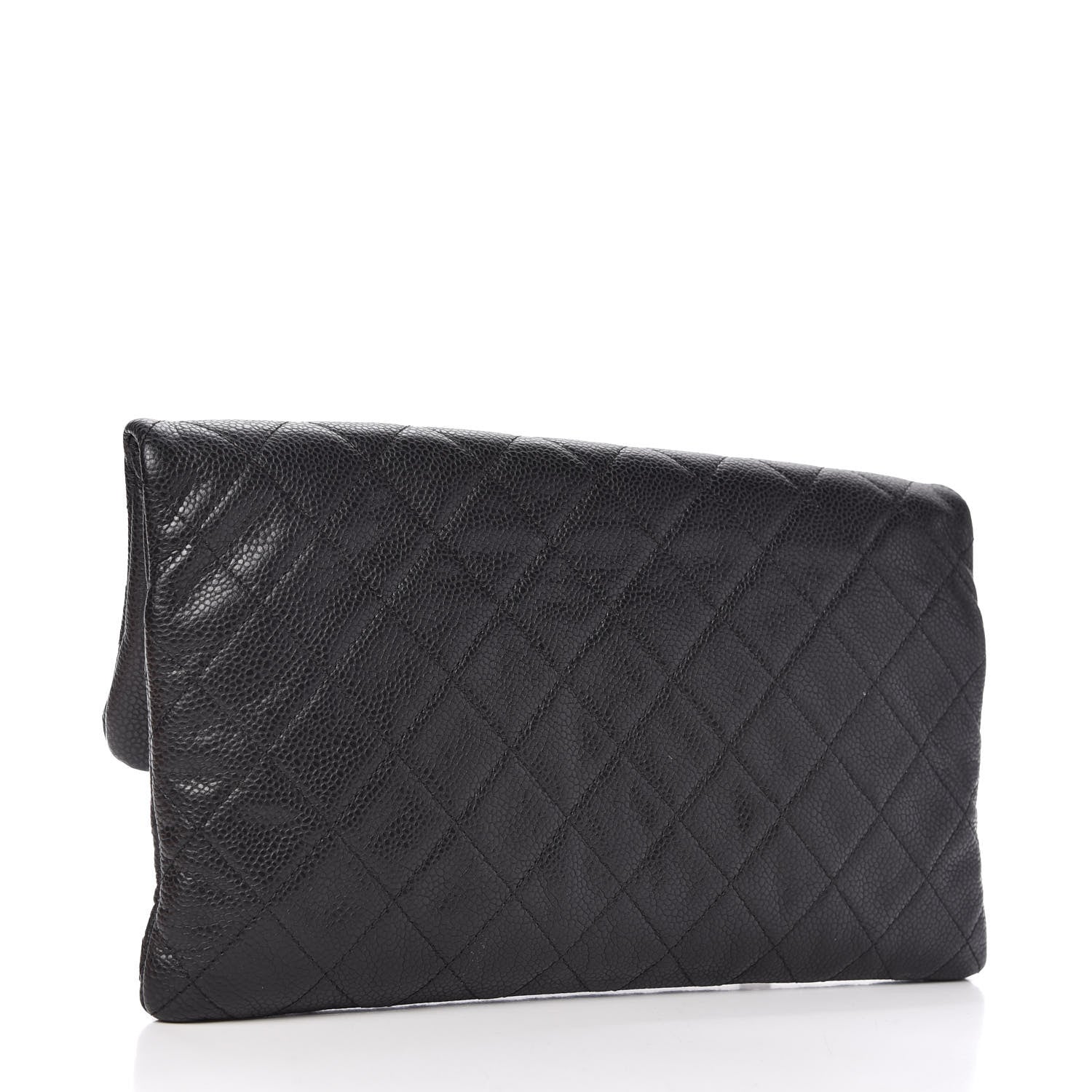 Chanel Caviar Quilted CC Beauty Clutch Black 3 of 10
