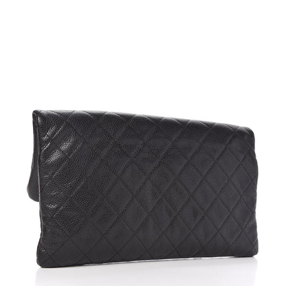 Chanel Caviar Quilted CC Beauty Clutch Black 3 of 10