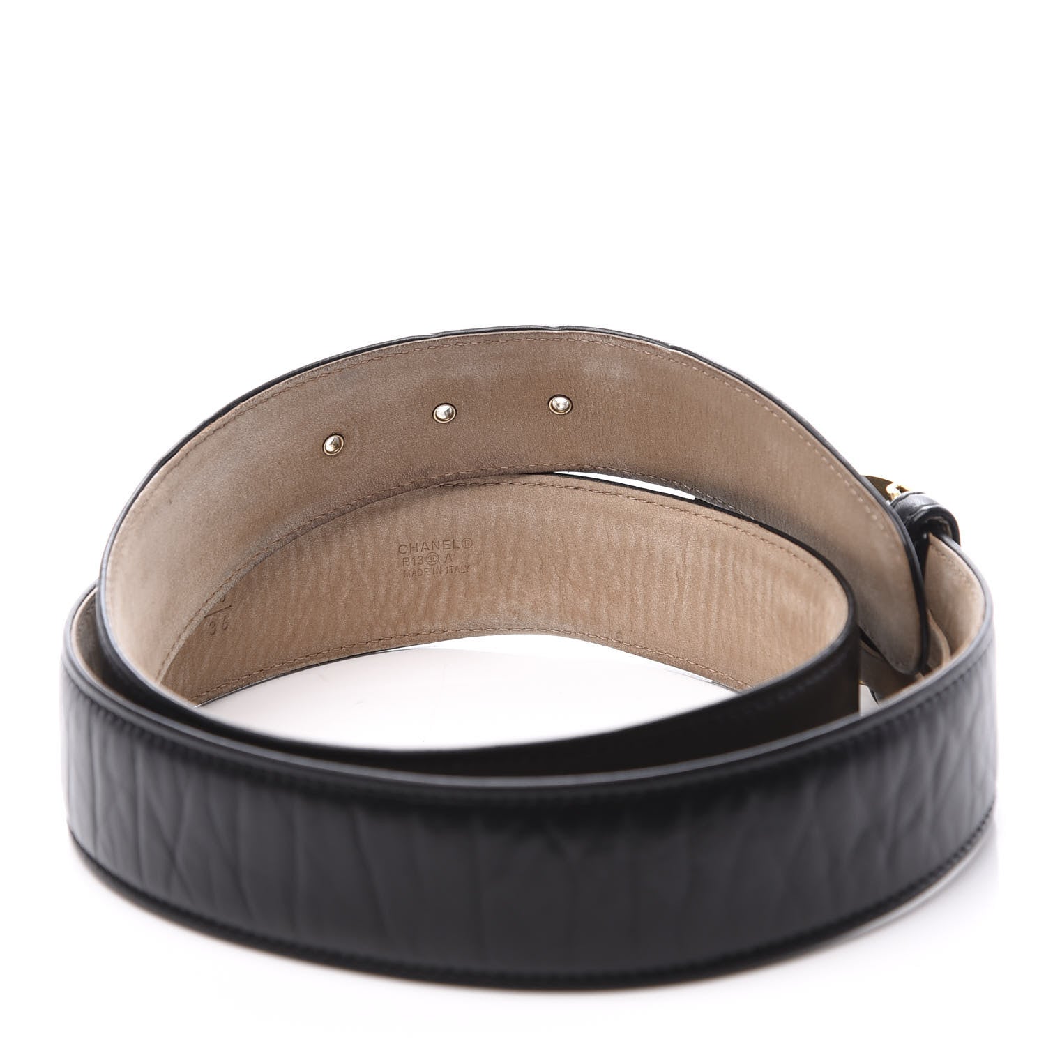 Chanel Calfskin CC Belt 90 36 Black 4 of 7