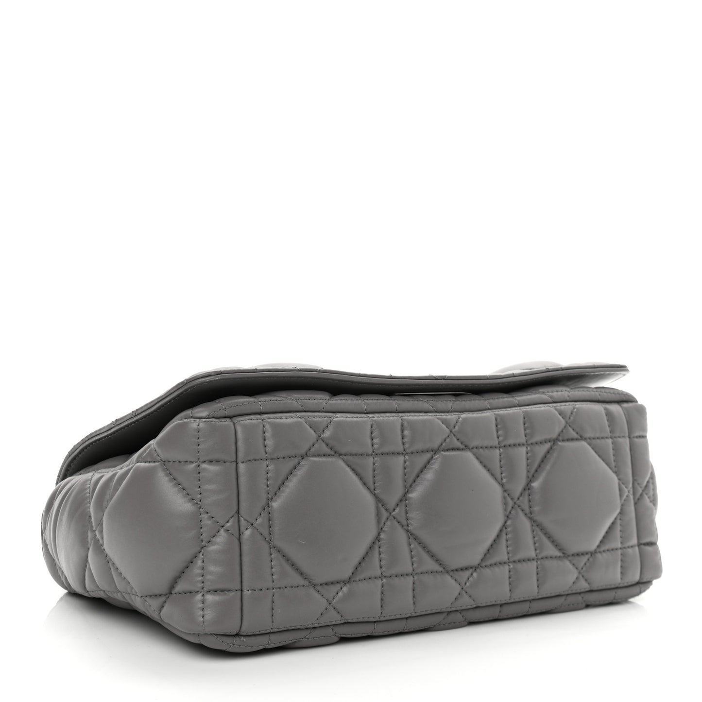 Calfskin Macrocannage Medium Caro Bag Iron Grey
