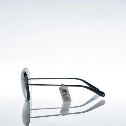 Chanel Metal Spring Round Sunglasses 4220 Gunmetal Green 3 of 8