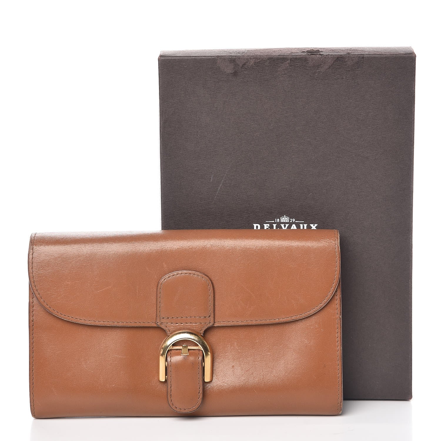 Delvaux Calfskin Brillant Wallet Vegetal 17 of 17