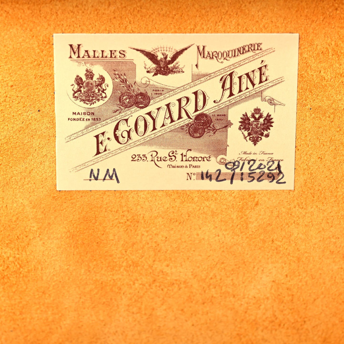 Goyardine Grand Hotel Trunk Sky Blue