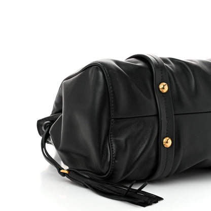 Miu Miu Nappa Joie Satchel Black 8 of 9
