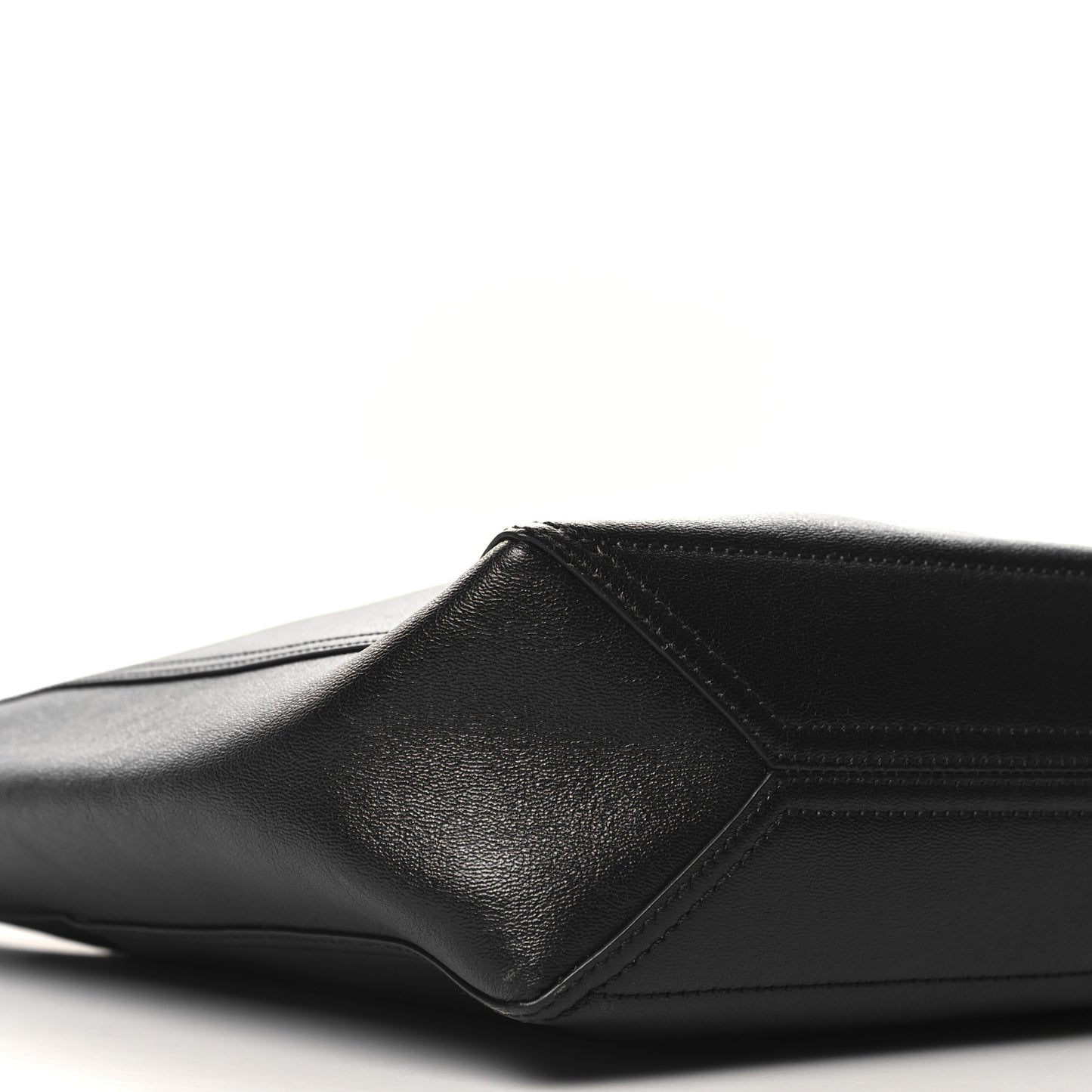 New Sakai Calfskin Lux Medium Dahlia Tote Black