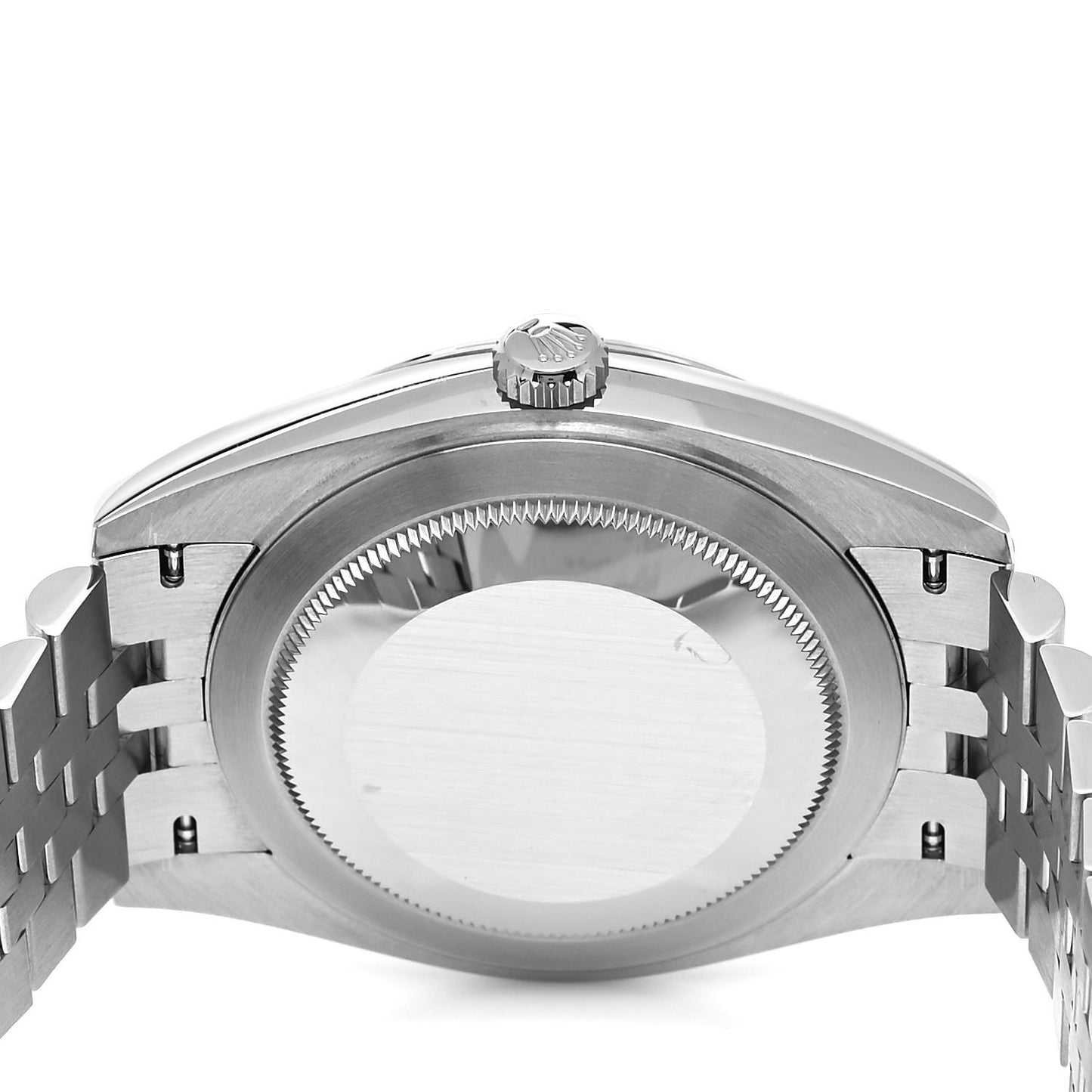 Stainless Steel 18K White Gold 41mm Oyster Perpetual Datejust Watch White 126334