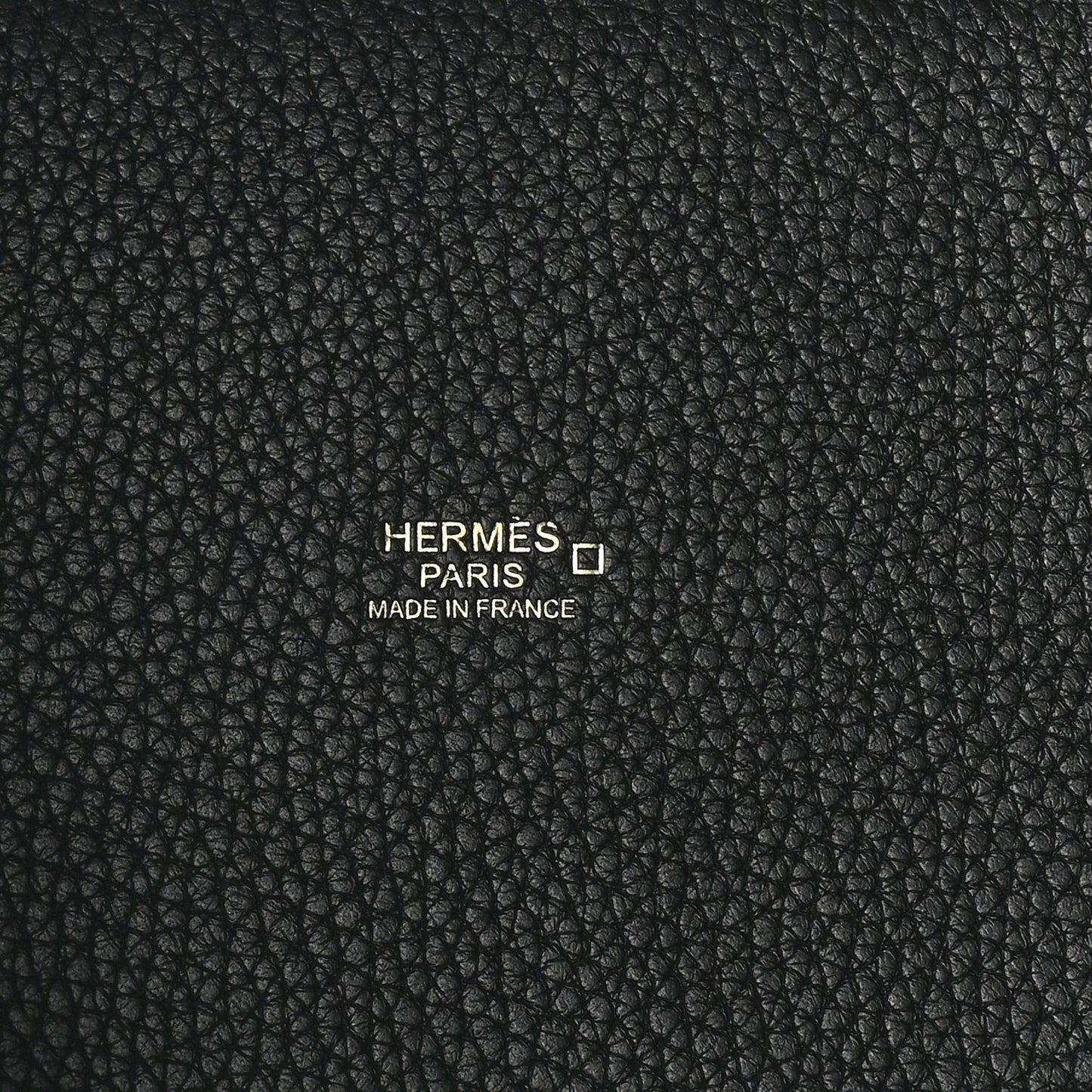 Taurillon Clemence Matte Alligator Picotin Lock Touch 18 PM Black