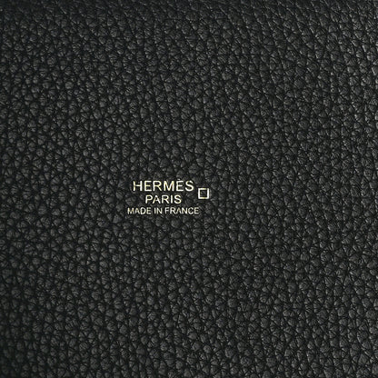 Hermes Taurillon Clemence Matte Alligator Picotin Lock Touch 18 PM Black 6 of 10