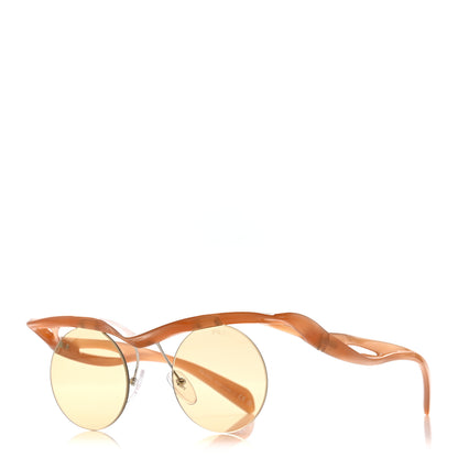 Prada Acetate Rimless Sunglasses SPR A24 Brown 1 of 8
