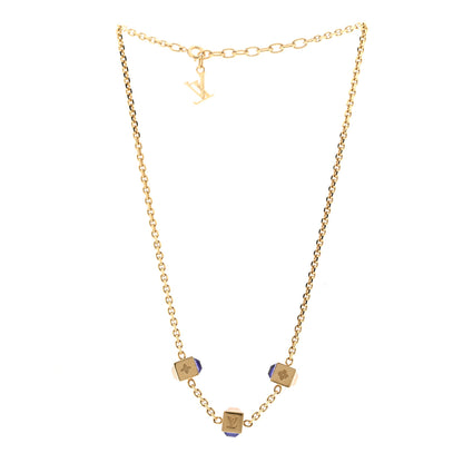 Louis Vuitton Swarovski Gamble Short Necklace Azur 4 of 6