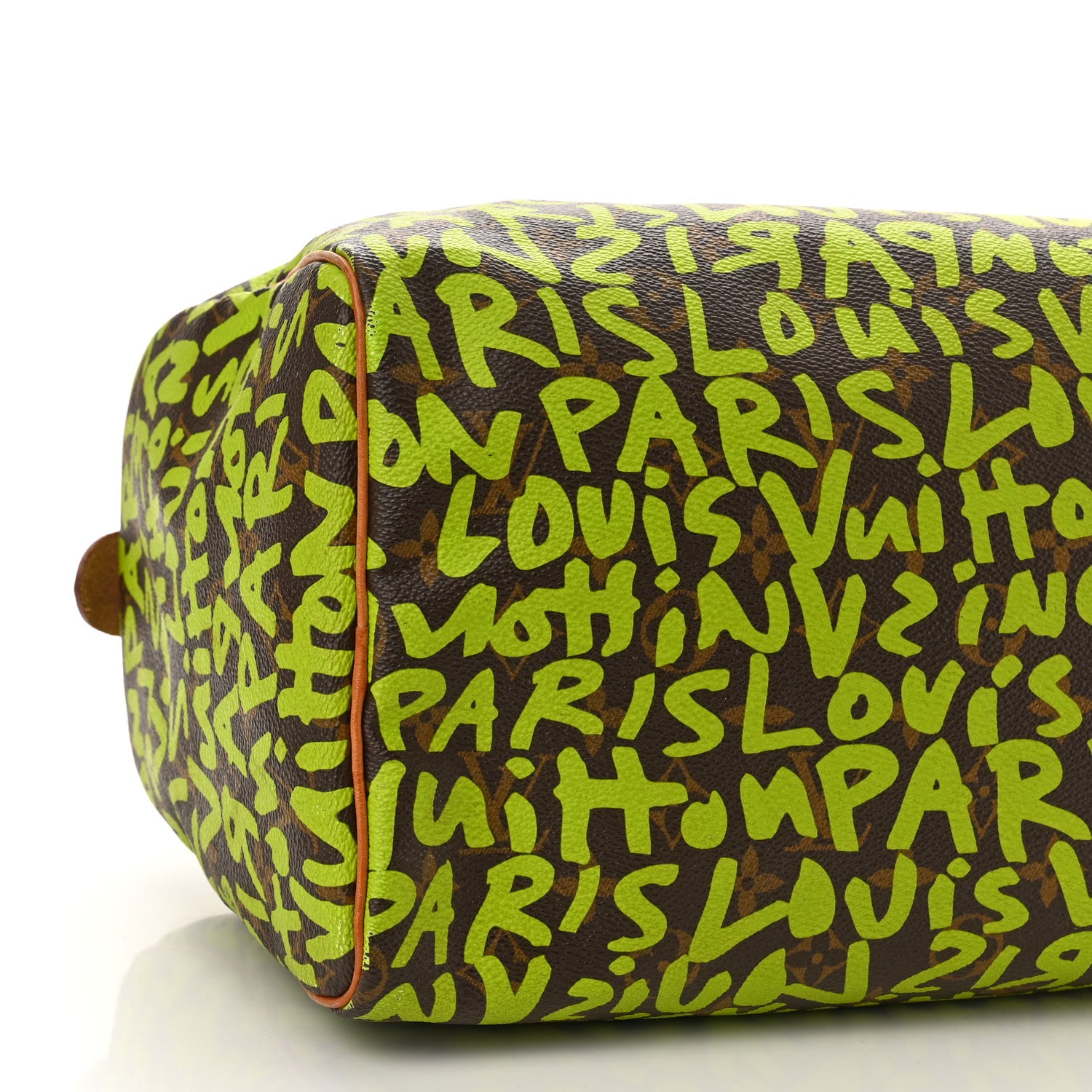 Louis Vuitton Monogram Graffiti Speedy 30 Green 9 of 11