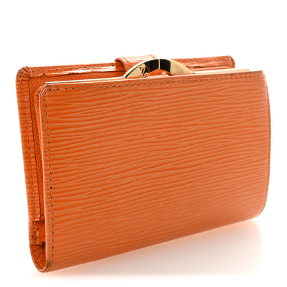 Louis Vuitton Epi French Purse Wallet Mandarin 3 of 9
