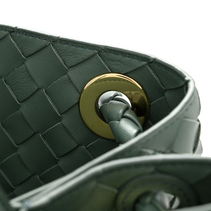 Bottega Veneta Nappa Intrecciato Medium Andiamo Shoulder Bag Aloe 13 of 13