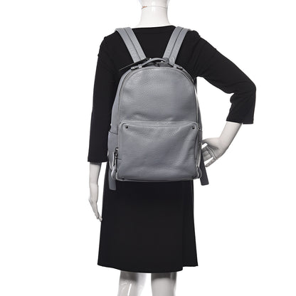 Valentino Garavani Grained Calfskin Rockstud Backpack Blue 2 of 9