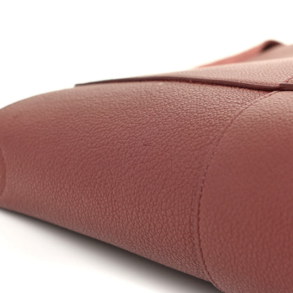 Celine Soft Grained Calfskin Sangle Bucket Bag Red 14 of 15