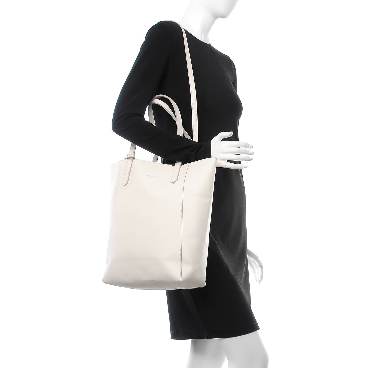 Givenchy Calfskin Shopper Tote White 2 of 10