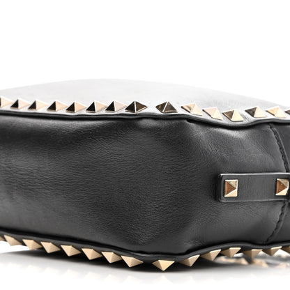 Valentino Garavani Calfskin Rockstud Camera Crossbody Bag Black 10 of 12