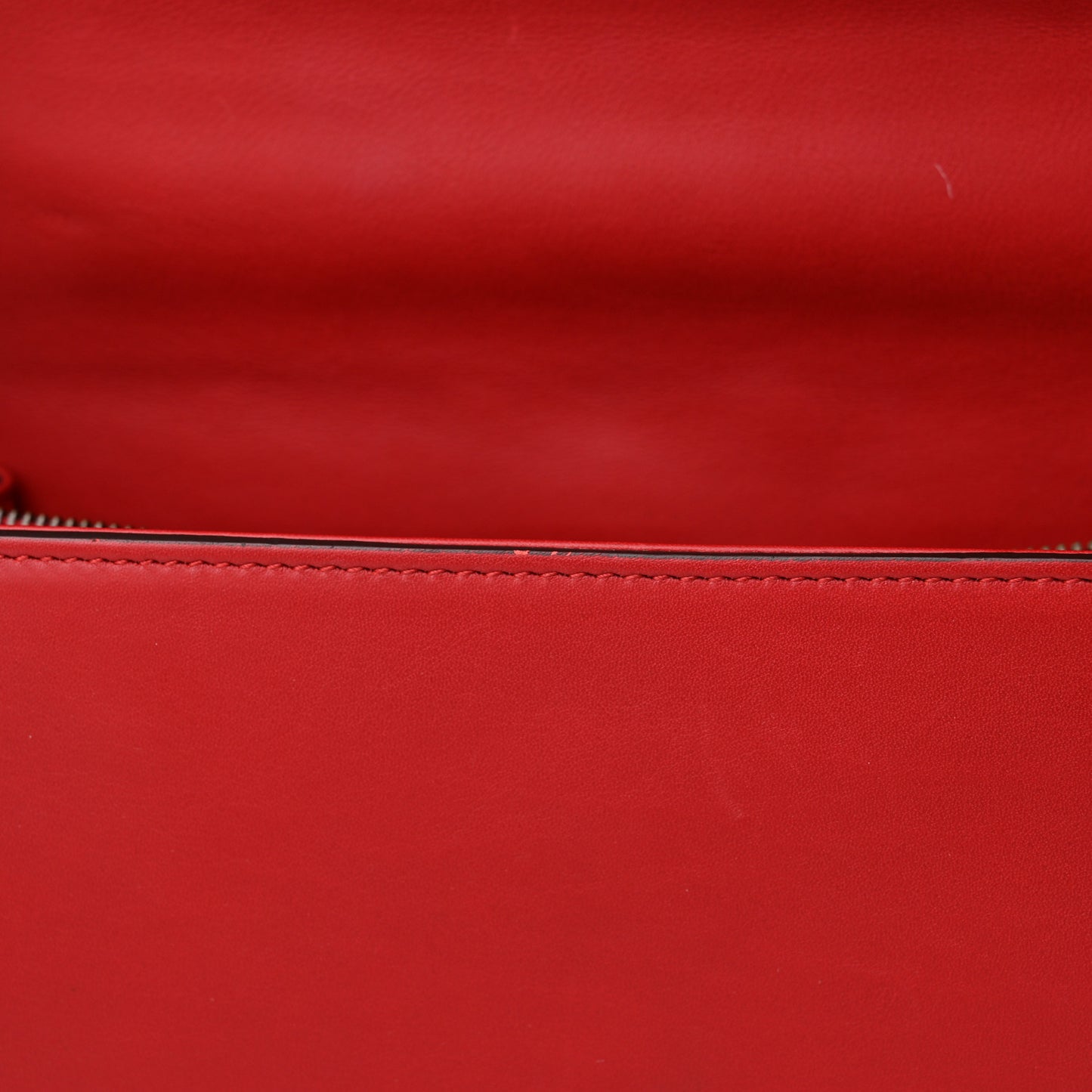 Moon Calfskin Web Large Dionysus Bamboo Top Handle Bag Hibiscus Red