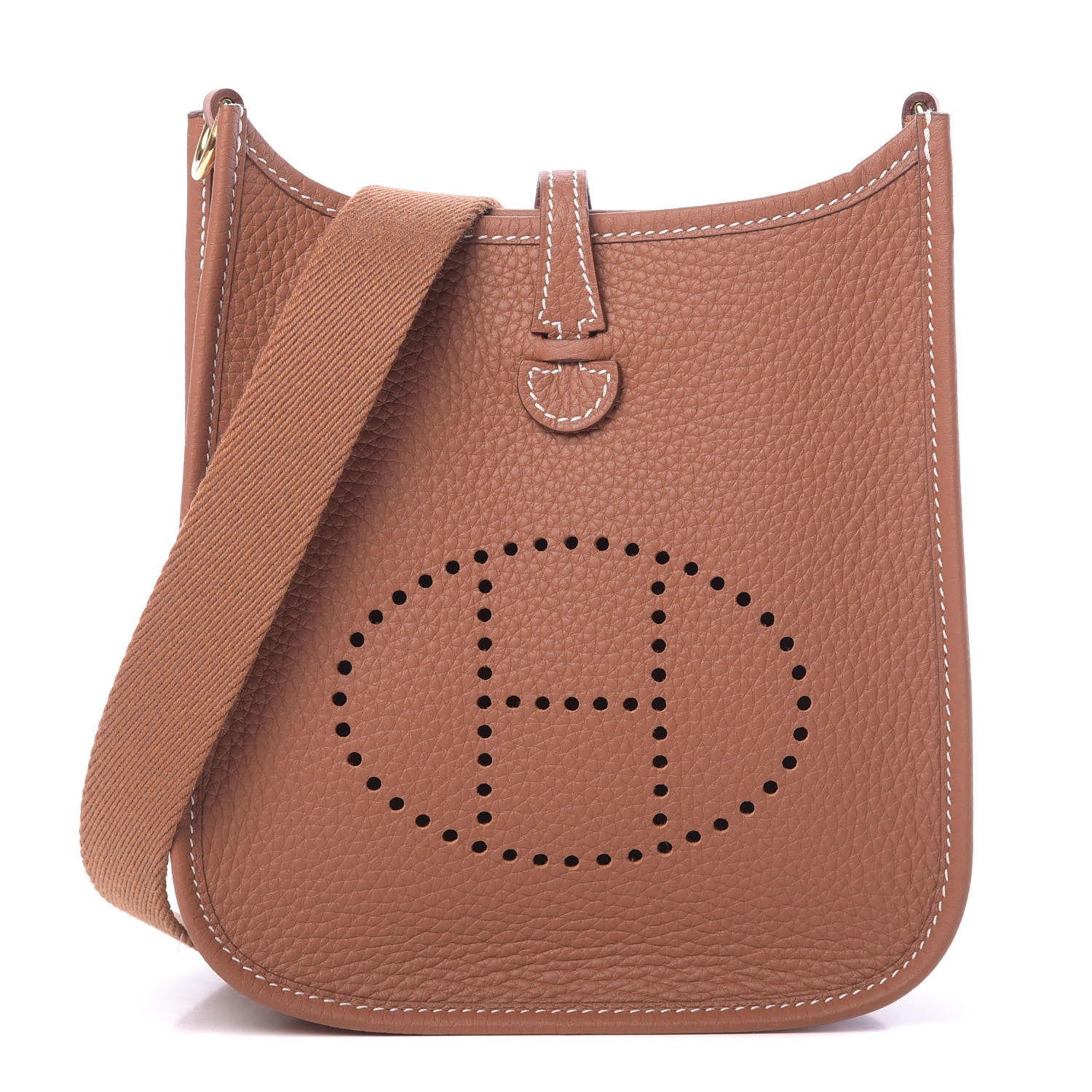Hermes Taurillon Clemence Evelyne TPM Gold 1 of 11