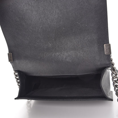 Chanel Caviar Quilted Medium Boy Flap Black 5 of 8