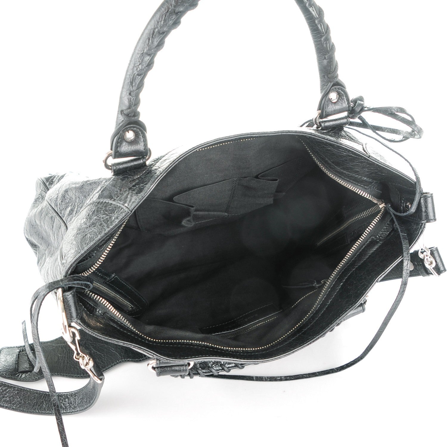 Balenciaga Agneau Classic Silver Hardware Velo Black 5 of 8