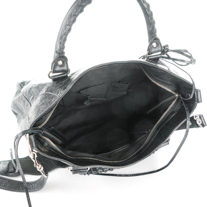 Balenciaga Agneau Classic Silver Hardware Velo Black 5 of 8